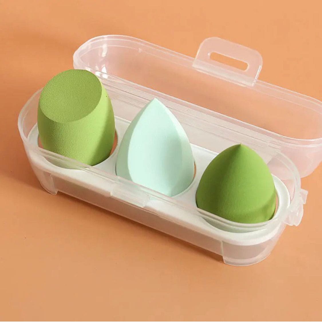 Set Of 3 Puff Makeup Sponge Set, Makeup Blender Cosmetic Sponge Cushion, Foundation Powder Sponge, Beauty Egg Tool For Women Makeup Accessories Set Of 3 Puff Makeup Sponge Set, Makeup Blender Cosmetic Sponge Cushion, Foundation Powder Sponge, Beauty Egg Tool For Women Makeup Accessories